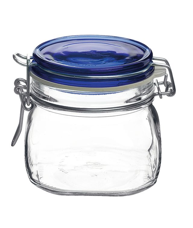 Bormioli Rocco FIDO hermetic jars - colored tops::Glass Packaging ...