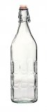 Bormioli Rocco Textured Moresca 33.75 oz. Swing Top Bottle - $2.50 per bottle - 40 case minimum order (240 pieces)