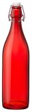 Bormioli Rocco Giara red bottle $4.50 per bottle -30 case minimum order - 6 per case