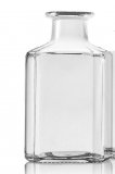 #909100 Clear Square deluxe cork top Decanter style 250ML