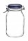 BORMIOLI ROCCO BLUE TOP FIDO 2 L (68 OZ) HERMETIC JAR - $5.50 PER JAR