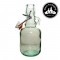 Italian eco friendly 8 ounce glass swing top bottle for oil, honey, bbq, vinegar